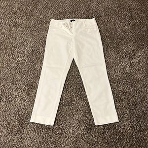 The Limited crop pant in white